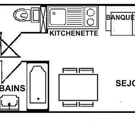 4 Pers., Les Saisies, Bal., Kitchenette, Prox. Centre Et - Fr-1-594-145 Apartment
